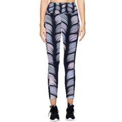 Seamless Pattern With Interweaving Braids Pocket Leggings  by Pakemis