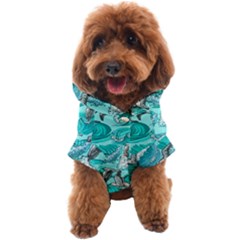 Sea-waves-seamless-pattern Dog Coat