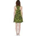 Green-abstract-stippled-repetitive-fashion-seamless-pattern Inside Out Racerback Dress View2