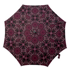 Seamless-pattern-with-flowers-oriental-style-mandala Hook Handle Umbrellas (large) by Pakemis