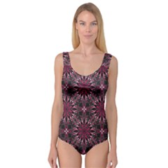 Seamless-pattern-with-flowers-oriental-style-mandala Princess Tank Leotard  by Pakemis