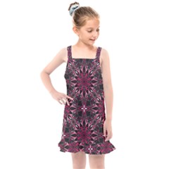 Seamless-pattern-with-flowers-oriental-style-mandala Kids  Overall Dress by Pakemis