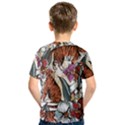 Natural-seamless-pattern-with-tiger-blooming-orchid Kids  Sport Mesh Tee View2