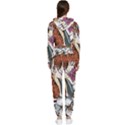 Natural-seamless-pattern-with-tiger-blooming-orchid Cropped Zip Up Lounge Set View2