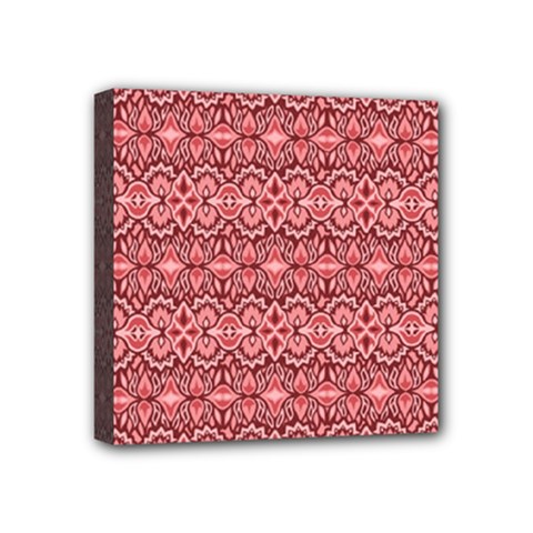 Pink-art-with-abstract-seamless-flaming-pattern Mini Canvas 4  X 4  (stretched) by Pakemis