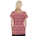 Pink-art-with-abstract-seamless-flaming-pattern Cap Sleeve Top View2