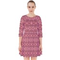 Pink-art-with-abstract-seamless-flaming-pattern Smock Dress View1