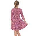 Pink-art-with-abstract-seamless-flaming-pattern Smock Dress View2