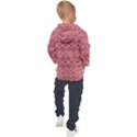 Pink-art-with-abstract-seamless-flaming-pattern Kids  Hooded Pullover View2