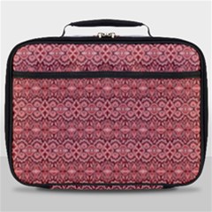 Pink-art-with-abstract-seamless-flaming-pattern Full Print Lunch Bag by Pakemis