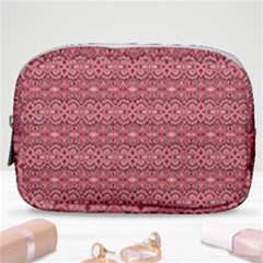 Pink-art-with-abstract-seamless-flaming-pattern Make Up Pouch (small) by Pakemis