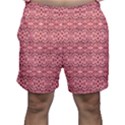 Pink-art-with-abstract-seamless-flaming-pattern Men s Shorts View1