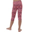 Pink-art-with-abstract-seamless-flaming-pattern Kids  Lightweight Velour Capri Leggings  View4