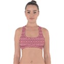 Pink-art-with-abstract-seamless-flaming-pattern Cross Back Hipster Bikini Top  View1