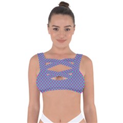 Pattern Bandaged Up Bikini Top by gasi