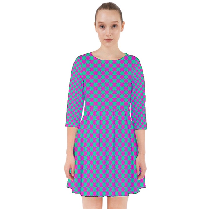 Pattern Smock Dress