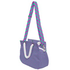 Pattern Rope Handles Shoulder Strap Bag by gasi