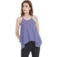 Pattern Flowy Camisole Tank Top by gasi