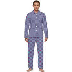 Pattern Men s Long Sleeve Velvet Pocket Pajamas Set by gasi