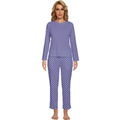 Pattern Womens  Long Sleeve Lightweight Pajamas Set by gasi