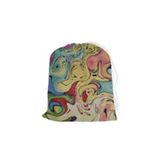 Abstract Art Drawstring Pouch (small) by gasi