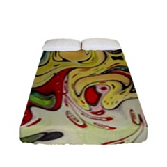 Abstract Art Fitted Sheet (full/ Double Size) by gasi