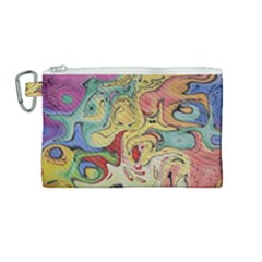 Abstract Art Canvas Cosmetic Bag (medium) by gasi