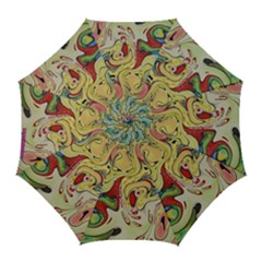 Abstract Art Golf Umbrellas