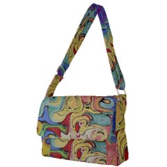 Abstract Art Full Print Messenger Bag (s)