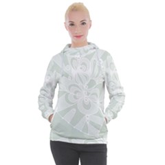 Blue Zendoodle Women s Hooded Pullover by Mazipoodles