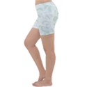 Blue Zendoodle Lightweight Velour Yoga Shorts View2