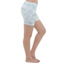 Blue Zendoodle Lightweight Velour Yoga Shorts View3