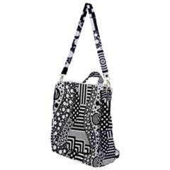 Black And White Crossbody Backpack by gasi