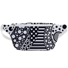 Black And White Waist Bag  by gasi