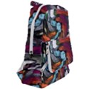 Abstract art Travelers  Backpack View2