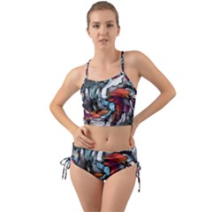 Abstract Art Mini Tank Bikini Set by gasi