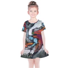 Abstract Art Kids  Simple Cotton Dress by gasi