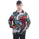 Abstract art Men s Half Zip Pullover View1