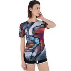 Abstract Art Perpetual Short Sleeve T-shirt by gasi