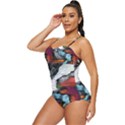 Abstract art Retro Full Coverage Swimsuit View2