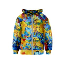 Abstract Art Kids  Zipper Hoodie