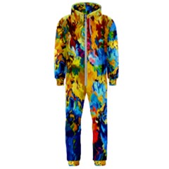 Abstract Art Hooded Jumpsuit (men)