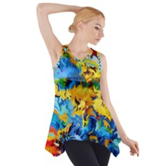 Abstract Art Side Drop Tank Tunic by gasi