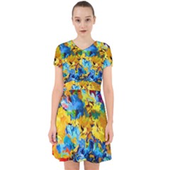 Abstract Art Adorable In Chiffon Dress by gasi