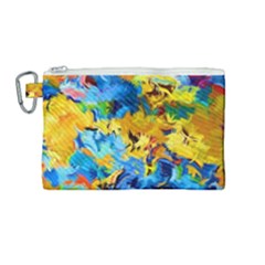 Abstract Art Canvas Cosmetic Bag (medium) by gasi