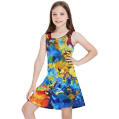 Abstract Art Kids  Lightweight Sleeveless Dress by gasi