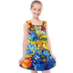 Abstract Art Kids  Cross Back Dress by gasi