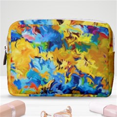 Abstract Art Make Up Pouch (medium) by gasi