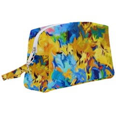 Abstract Art Wristlet Pouch Bag (large) by gasi