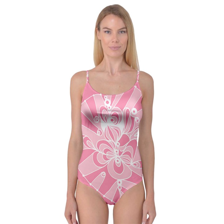 Pink Zendoodle Camisole Leotard 